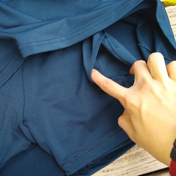 Navy Blue Tennis Skirt - Picture 5 of 7